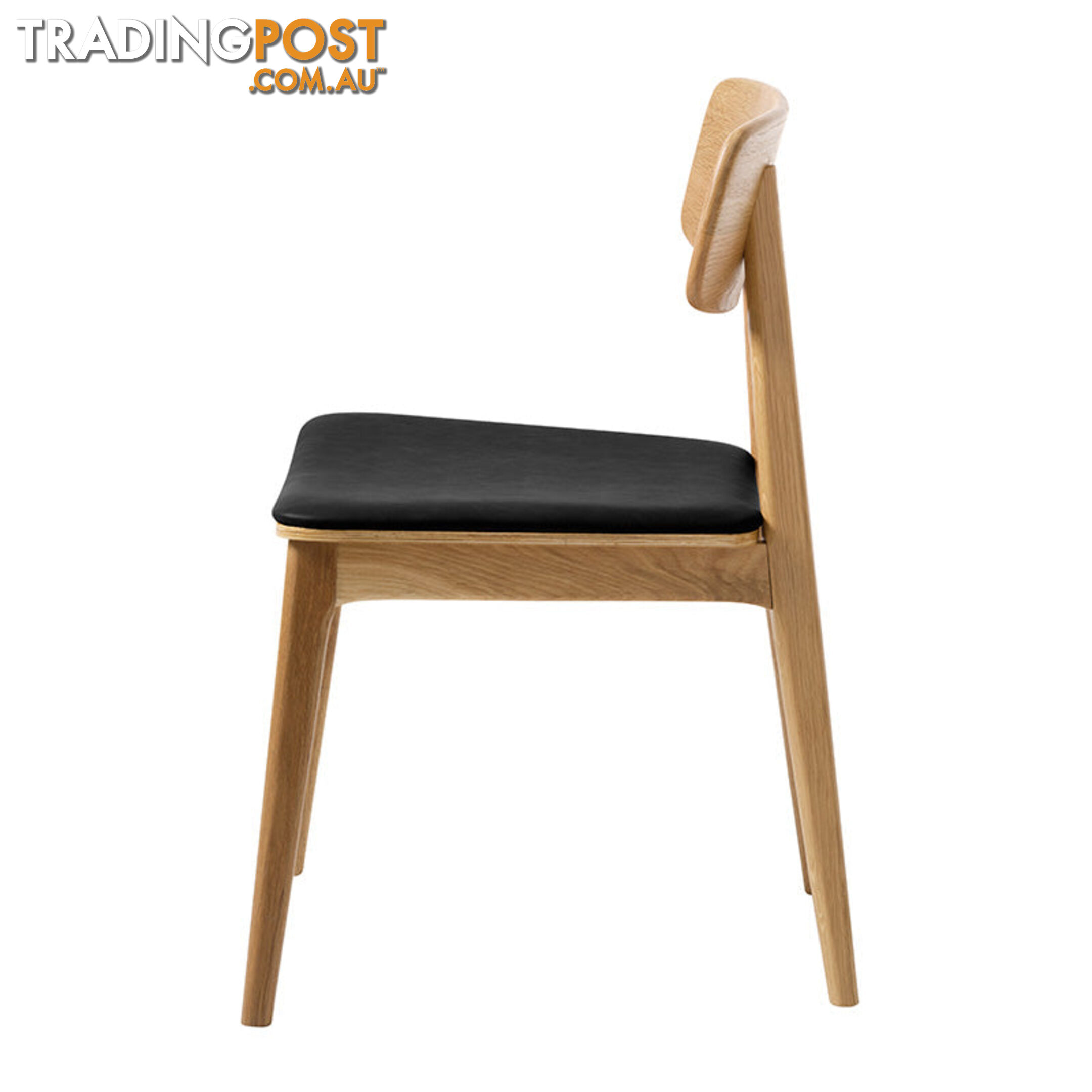 TACY Dining Chair - Natural & Black - 38440202 - 5704745091259