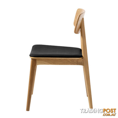 TACY Dining Chair - Natural & Black - 38440202 - 5704745091259