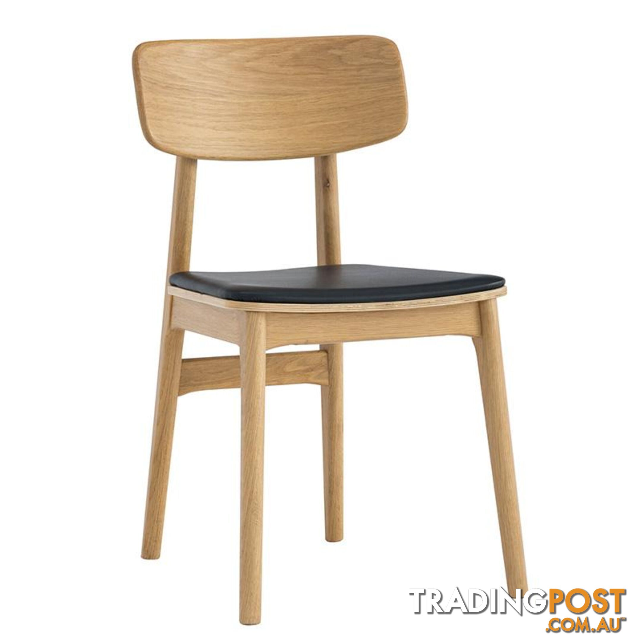 TACY Dining Chair - Natural & Black - 38440202 - 5704745091259