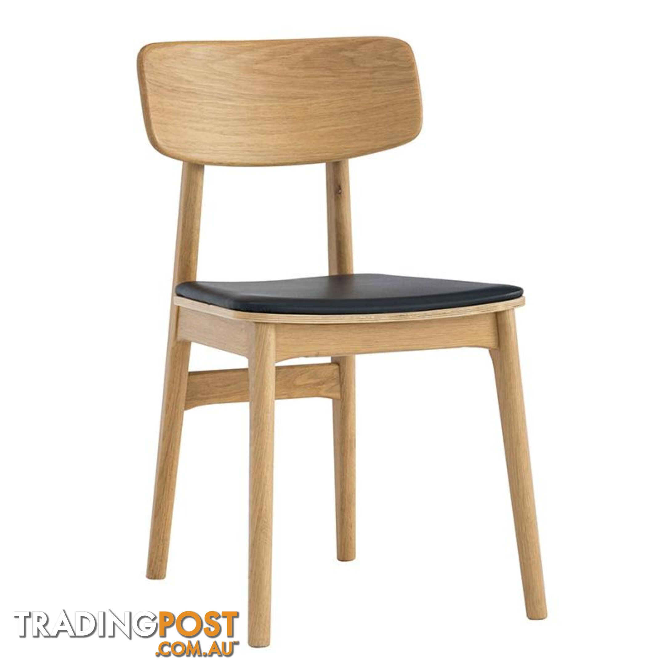 TACY Dining Chair - Natural & Black - 38440202 - 5704745091259