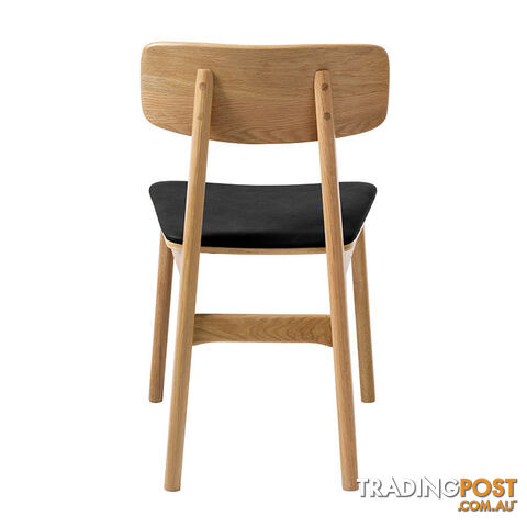 TACY Dining Chair - Natural & Black - 38440202 - 5704745091259