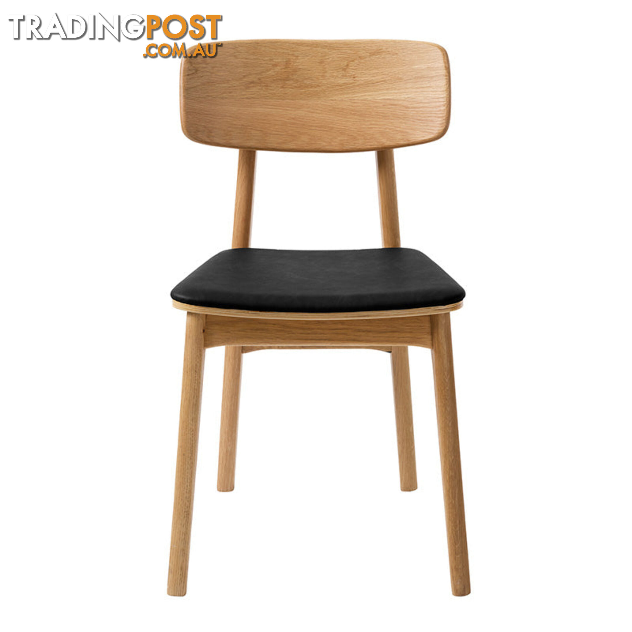 TACY Dining Chair - Natural & Black - 38440202 - 5704745091259