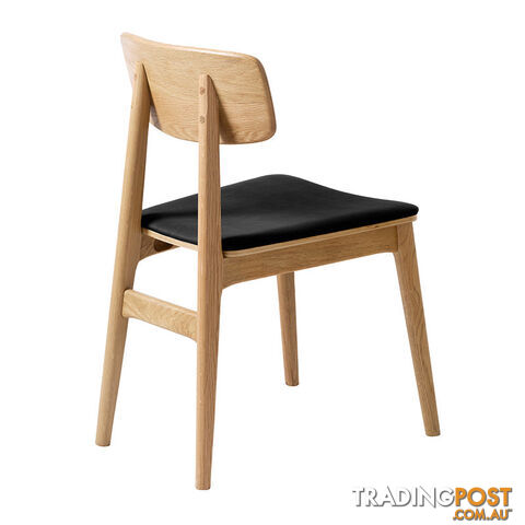 TACY Dining Chair - Natural & Black - 38440202 - 5704745091259