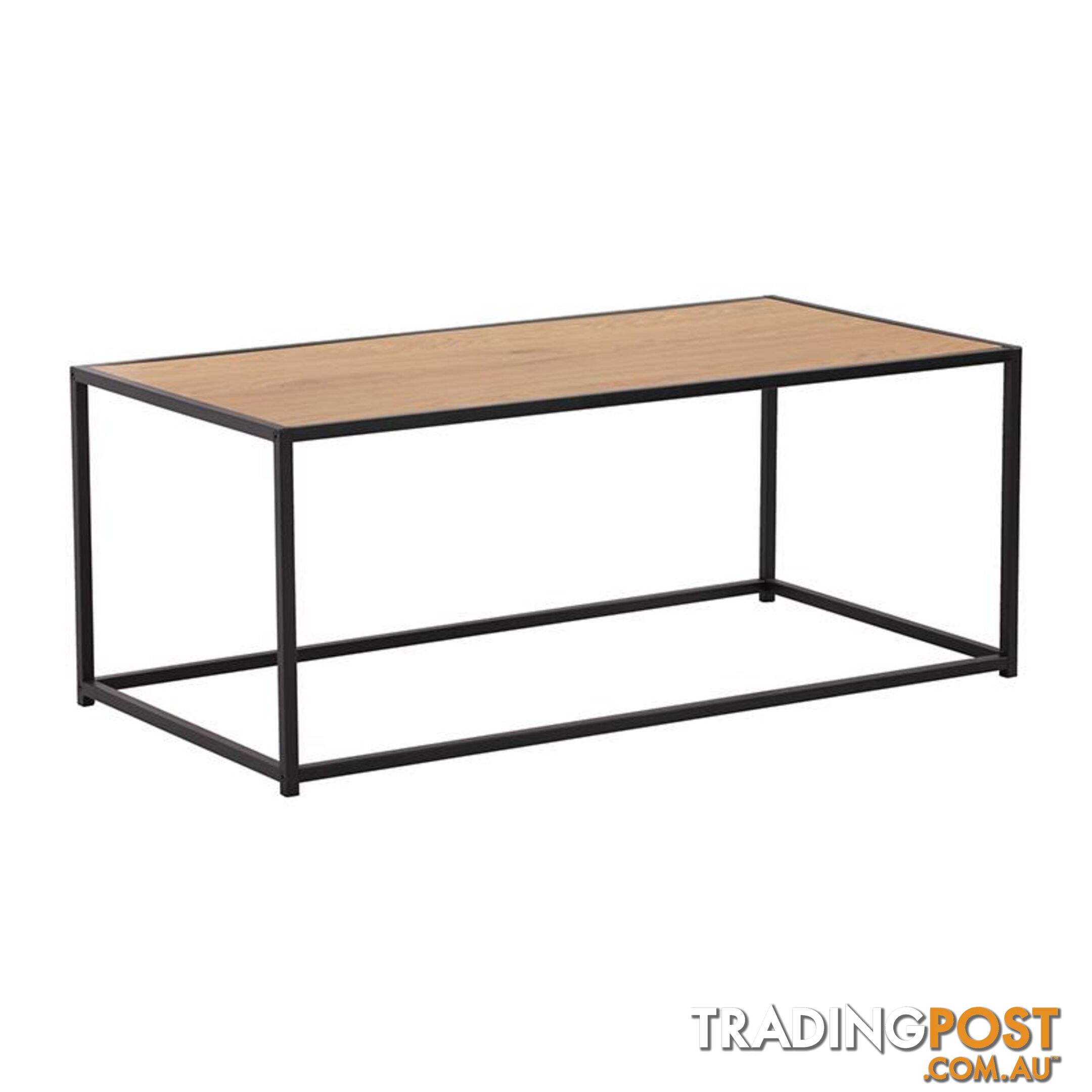 BRADFORD Coffee Table 100cm - Natural & Black - 133043 - 9334719000541