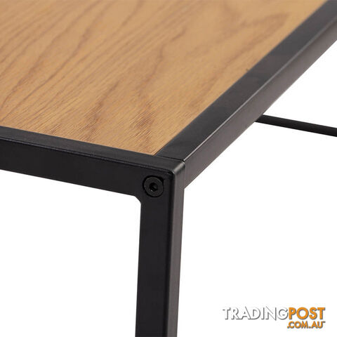 BRADFORD Coffee Table 100cm - Natural & Black - 133043 - 9334719000541