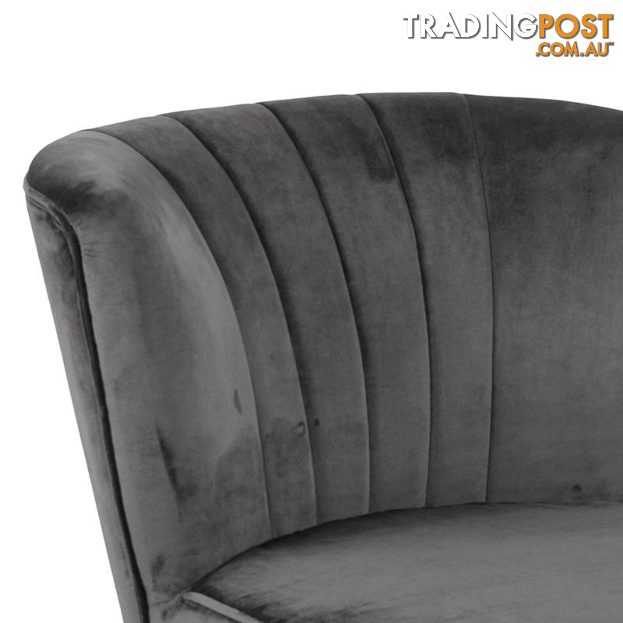 LEILA Lounge Chair - Dark Grey - AC-0000083362 - 5713941083005