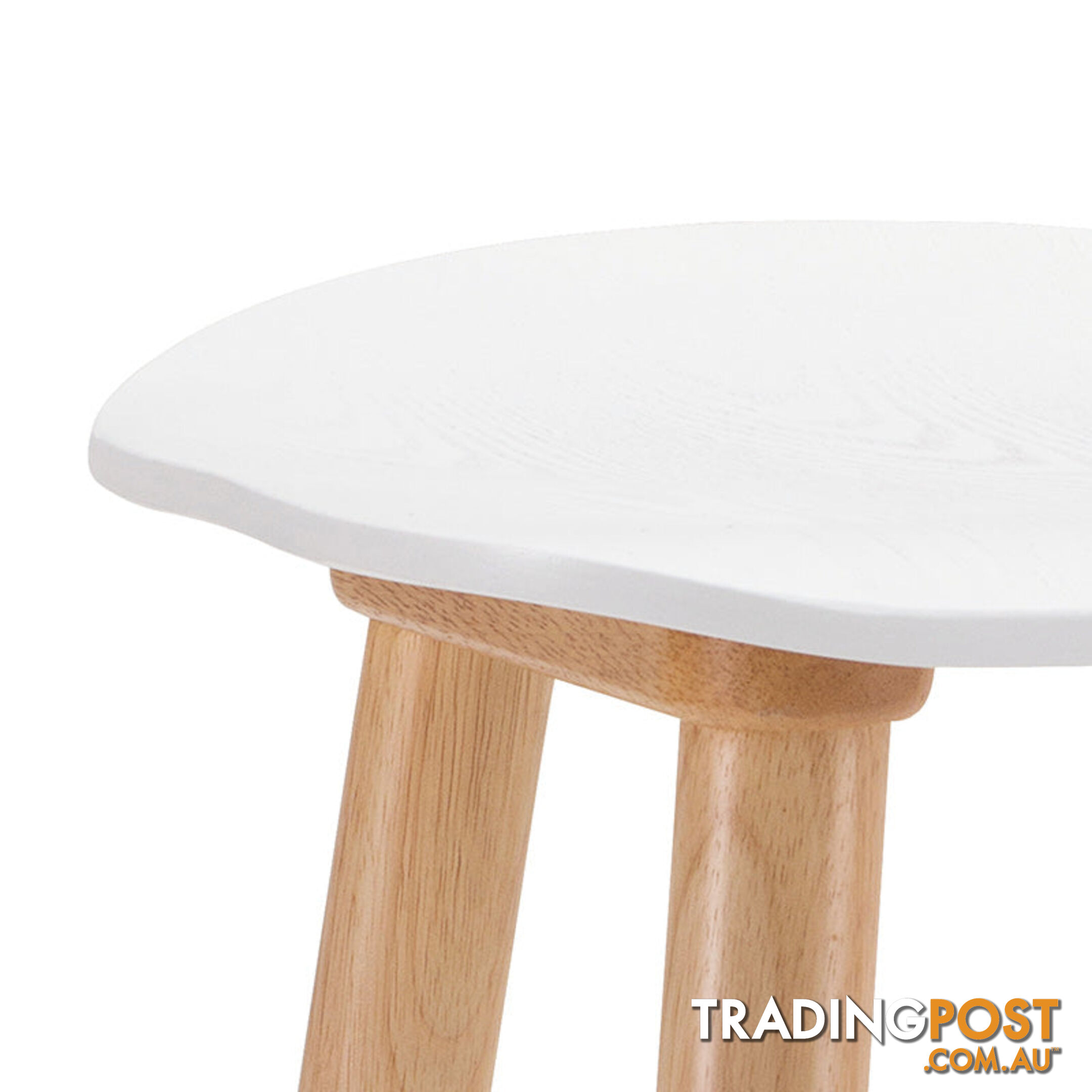 Hetty Counter Stool - Oak + White - 24092675 - 9334719007779