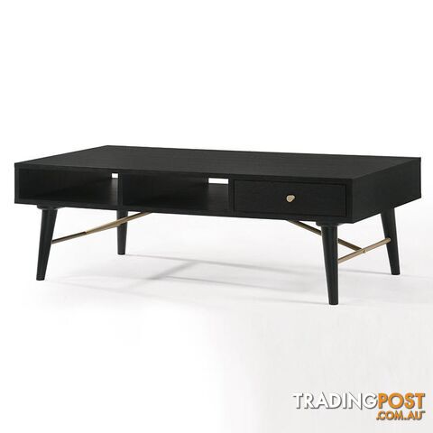 RANIA Coffee Table 120cm - Black - MI-BH664-CT - 9334719007656