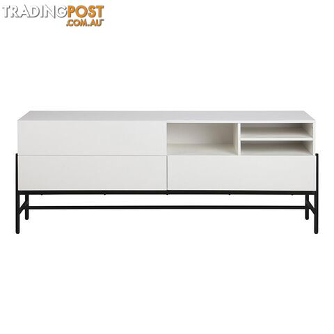 MOGEN Sideboard 185cm - White & Black - AC-H000018851 - 5713941044075