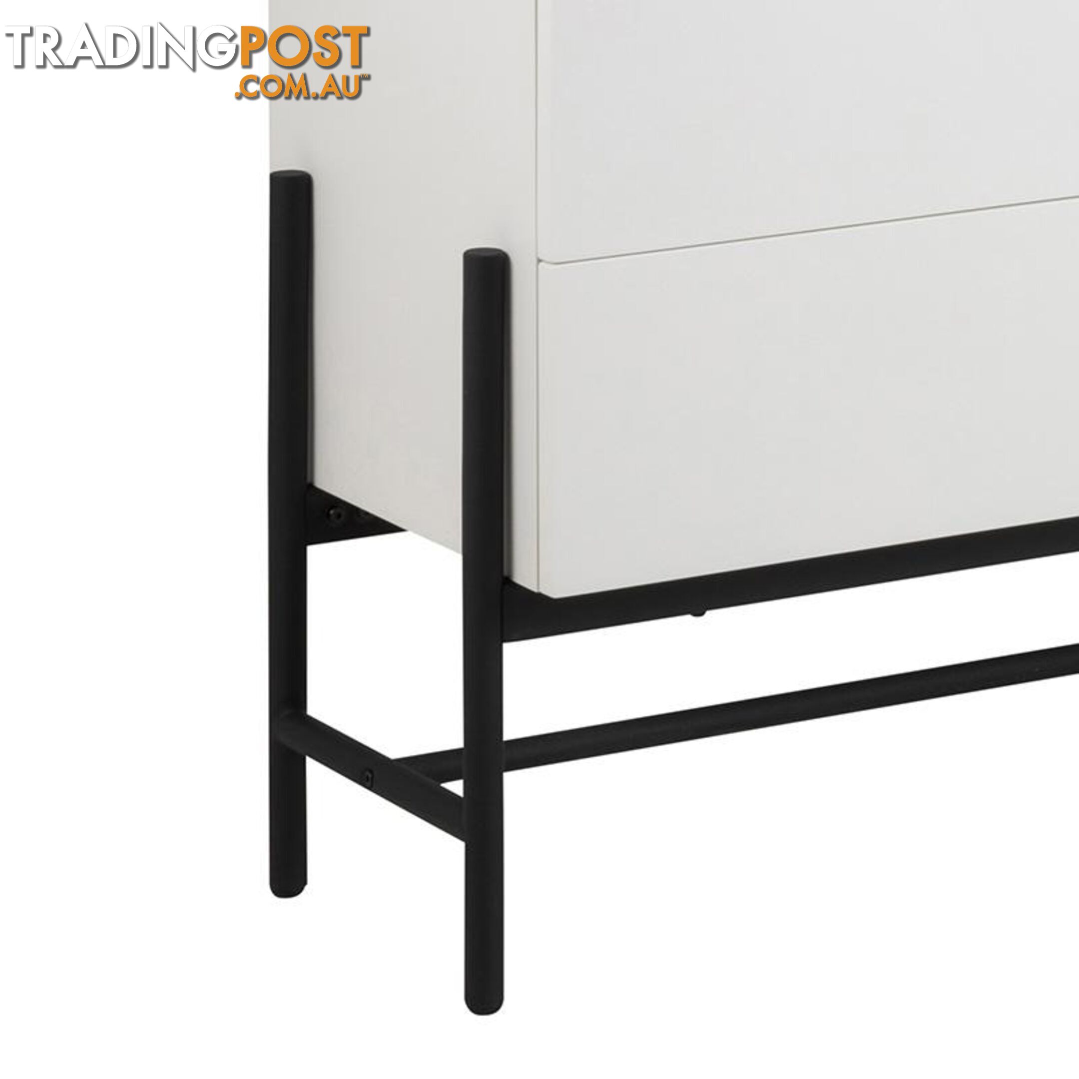 MOGEN Sideboard 185cm - White & Black - AC-H000018851 - 5713941044075