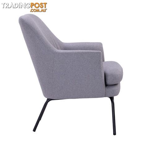 LUCIAN Lounge Chair - Pewter Grey - 231193 - 9334719000770