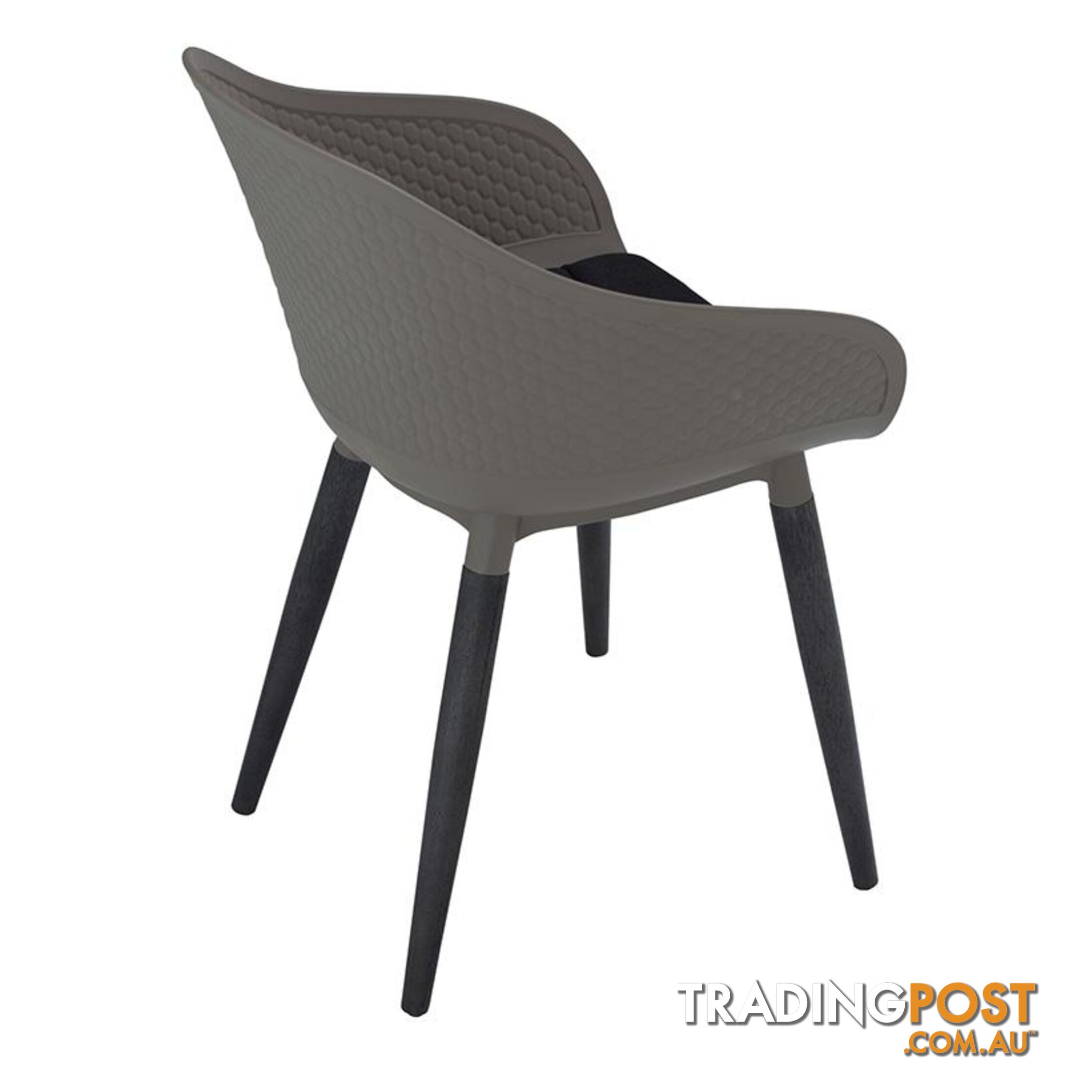 UNITY Arm Chair - Taupe & Black - 241255 - 9334719009711