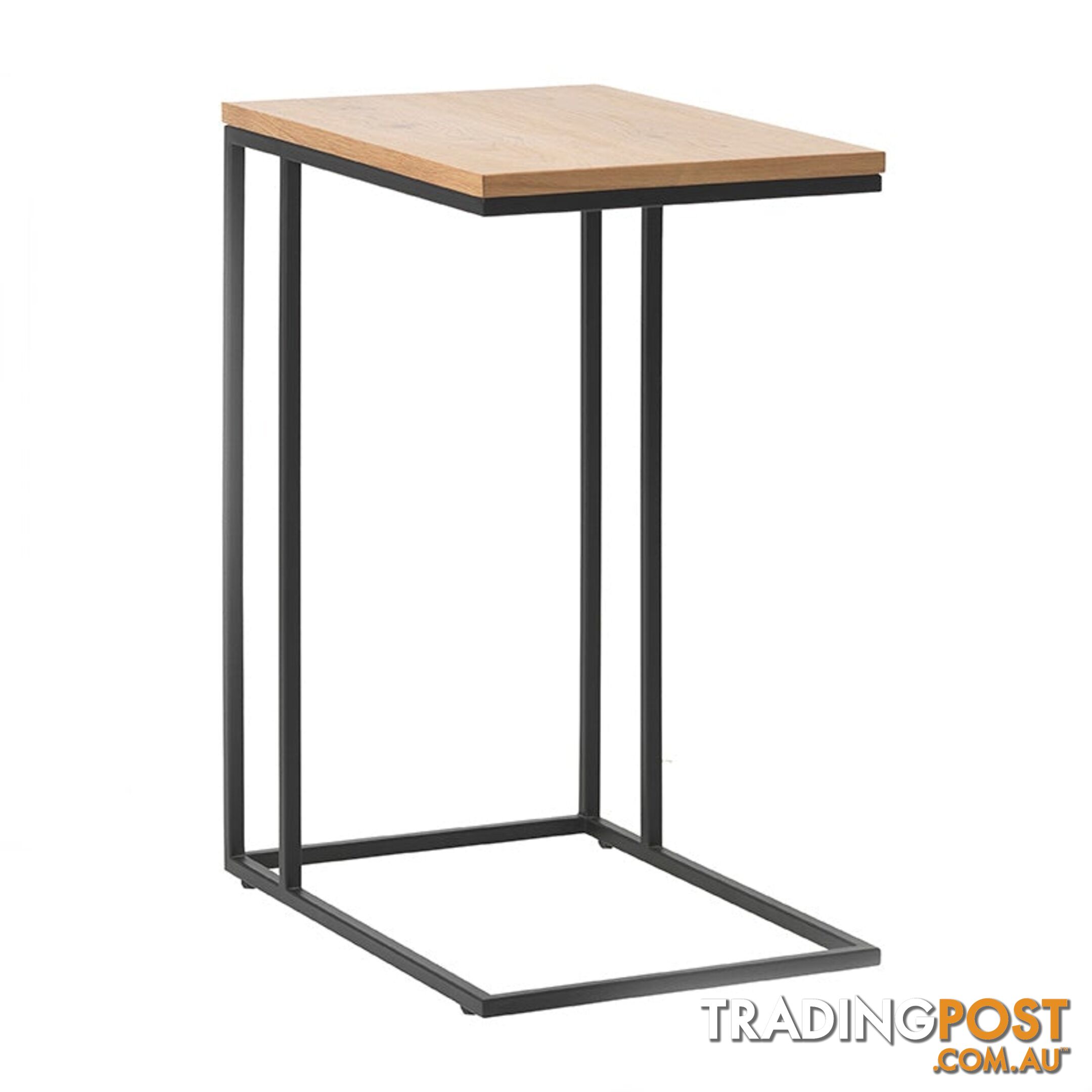 RIVOLI Laptop Table - Natural Oak / Black - 43391020 - 5704745097282