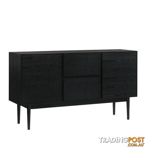 FANGO Sideboard 150cm - Black - IVS-5188 - 9334719007465