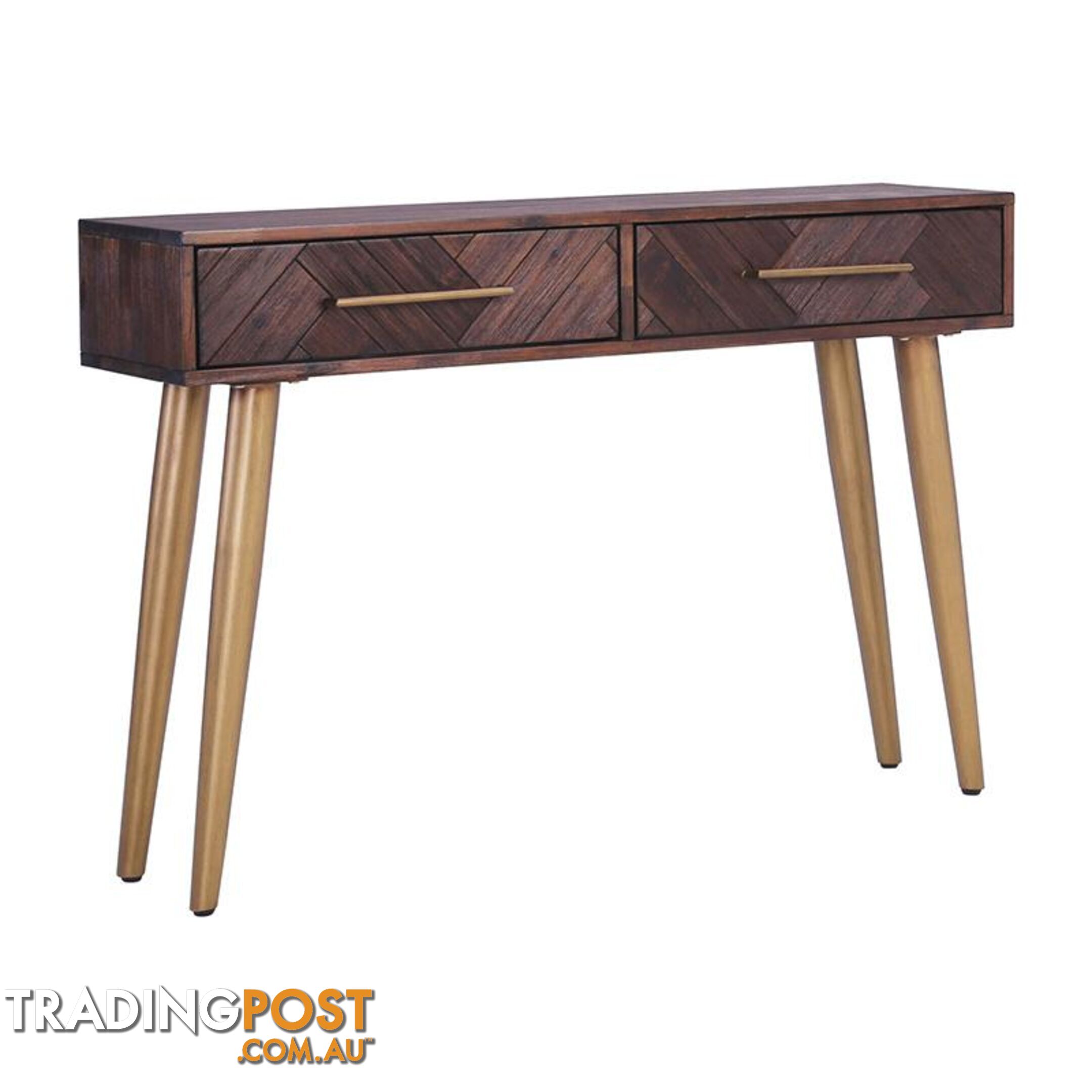 SIVAN Console Table 120cm Acacia Solid Wood - Brown - 134011 - 9334719005263