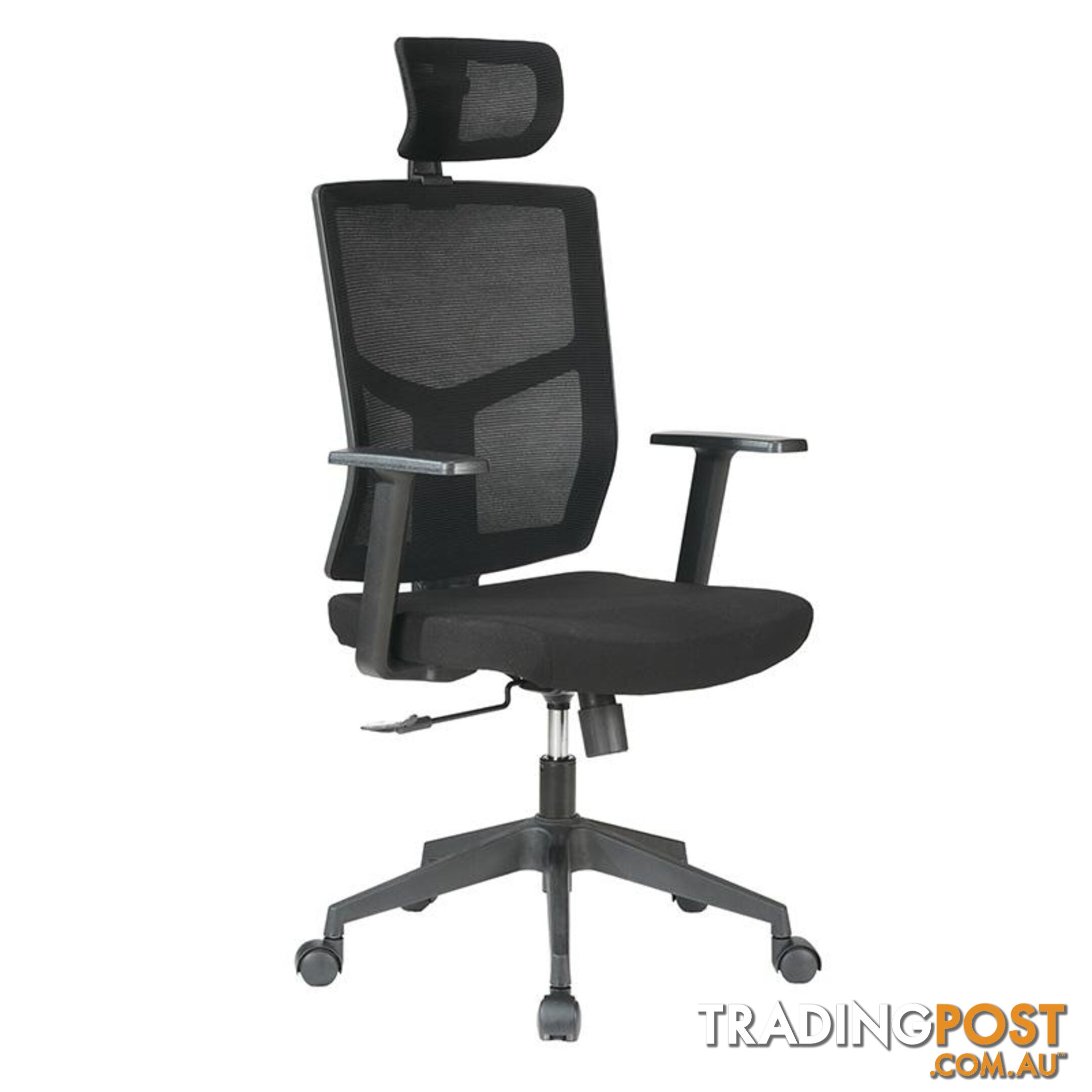 MILOS Black Mesh Office Chair - MF-76AHI077 - 9334719010175