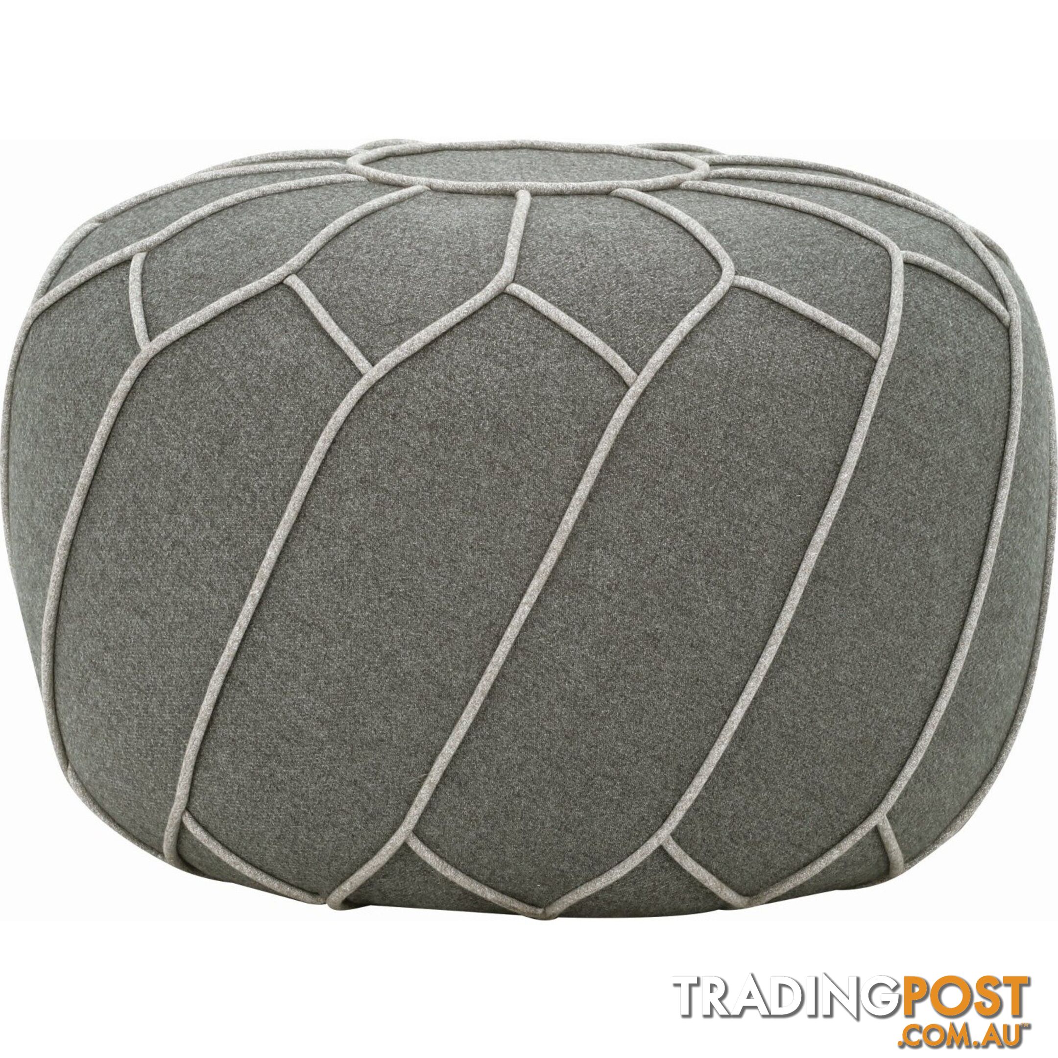 SATURN Ottoman - 61cm - Grey - 236001 - 9334719006901