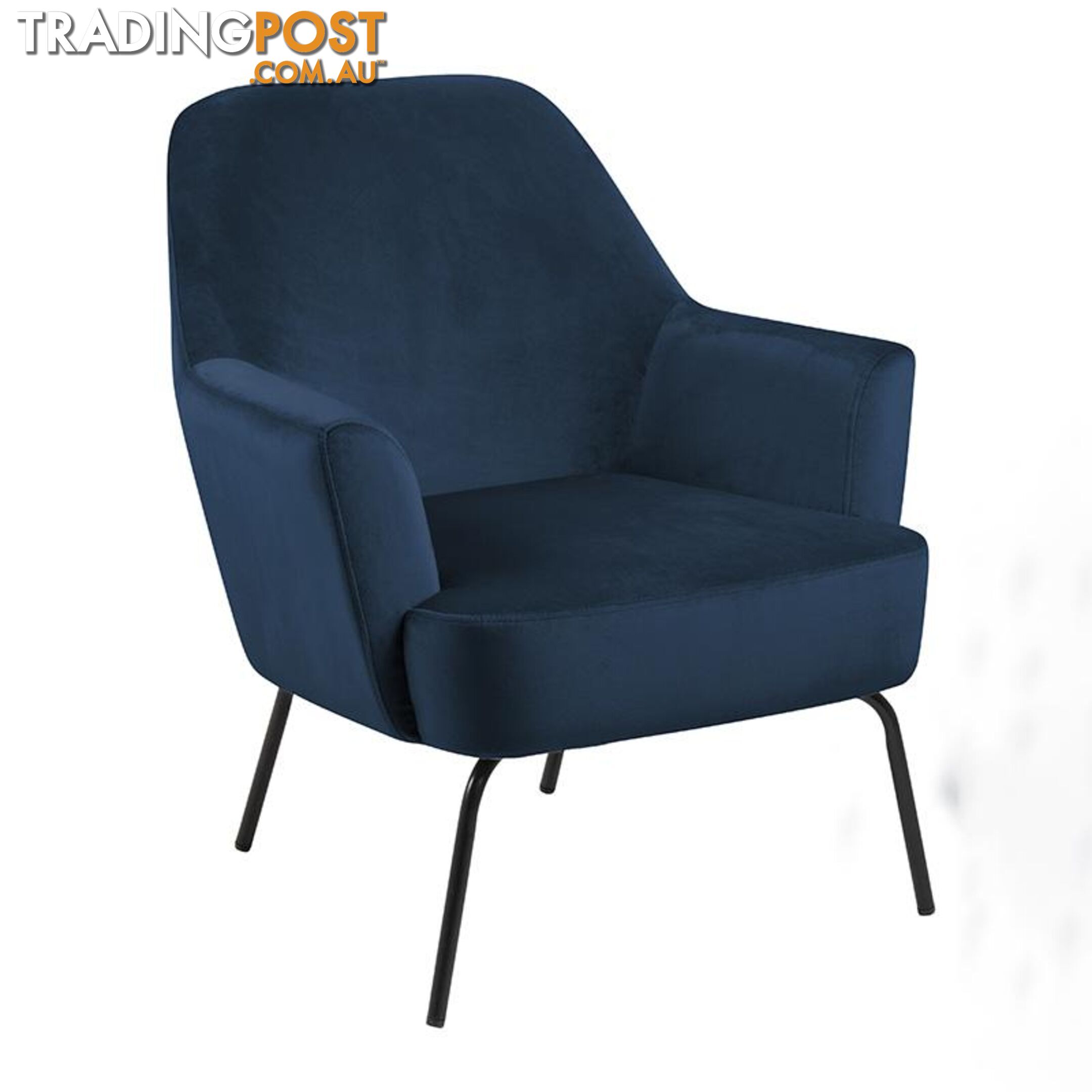 MONROE Lounge Chair - Navy Blue - AC-0000090654 - 5713941165848