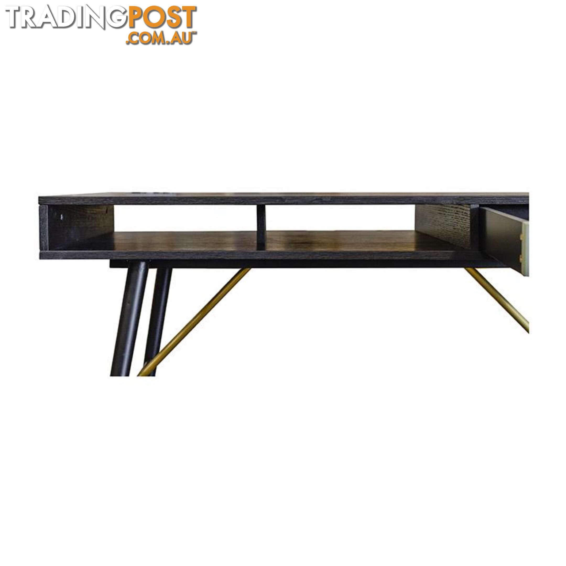 OMARI Study Desk 117cm - Black & Green - DI-J3496 - 9334719001692