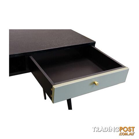 OMARI Study Desk 117cm - Black & Green - DI-J3496 - 9334719001692