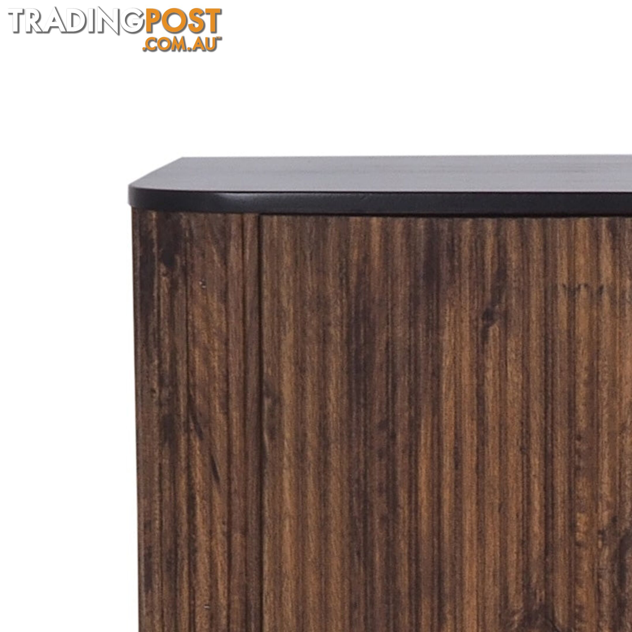 KAASNI Sideboard 160 cm Solid Mango Wood - Honey & Black - LX-2101 - 9334719011967