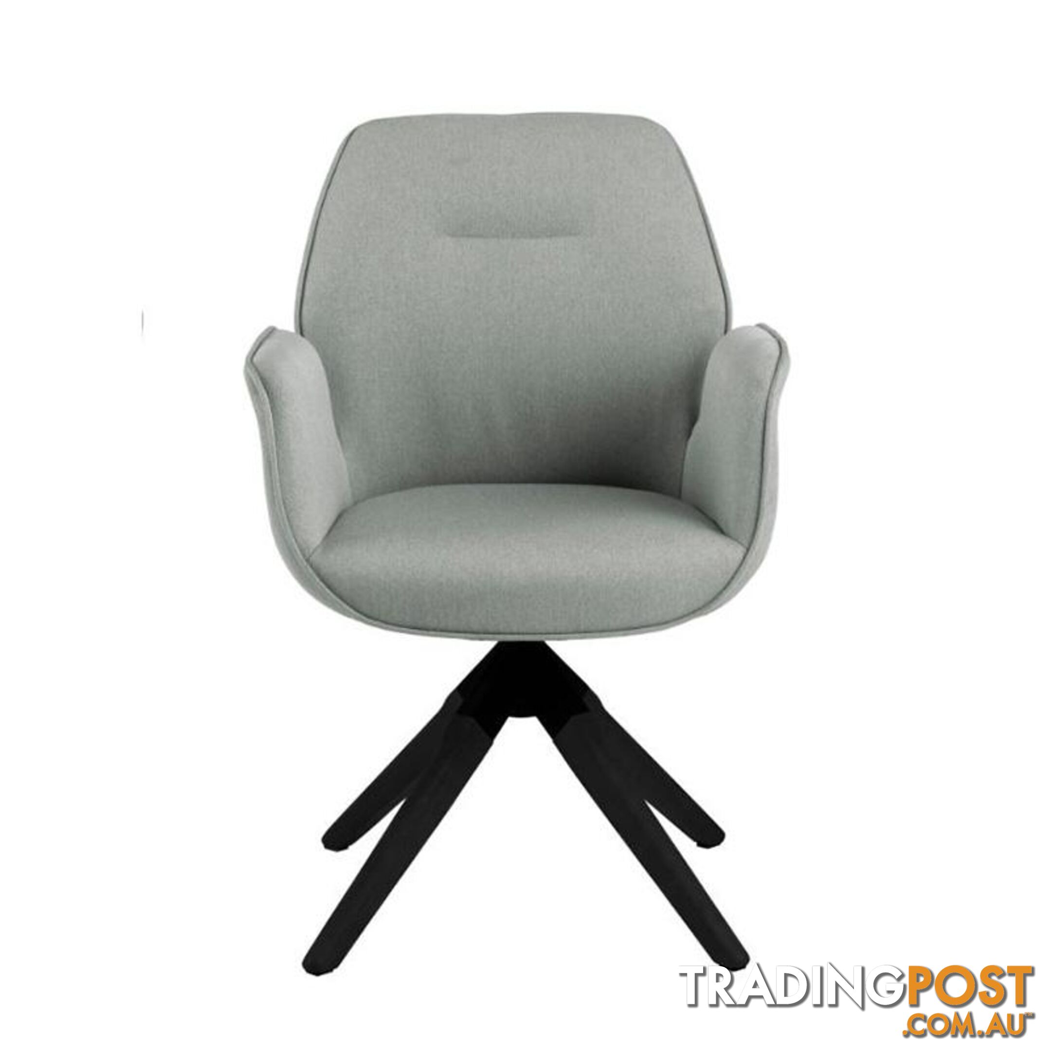 Arden Swivel Dining Chair - Grey & Black - AC-0000090270 - 5713941161680