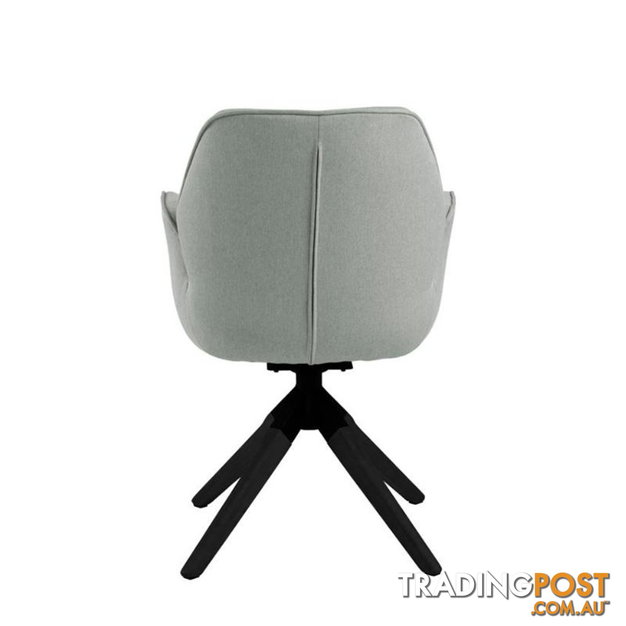 Arden Swivel Dining Chair - Grey & Black - AC-0000090270 - 5713941161680