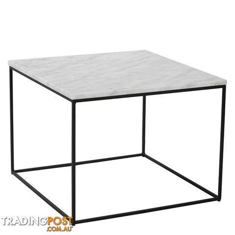 LUCIO Marble Coffee Table 60cm - White - 132038 - 9334719000503