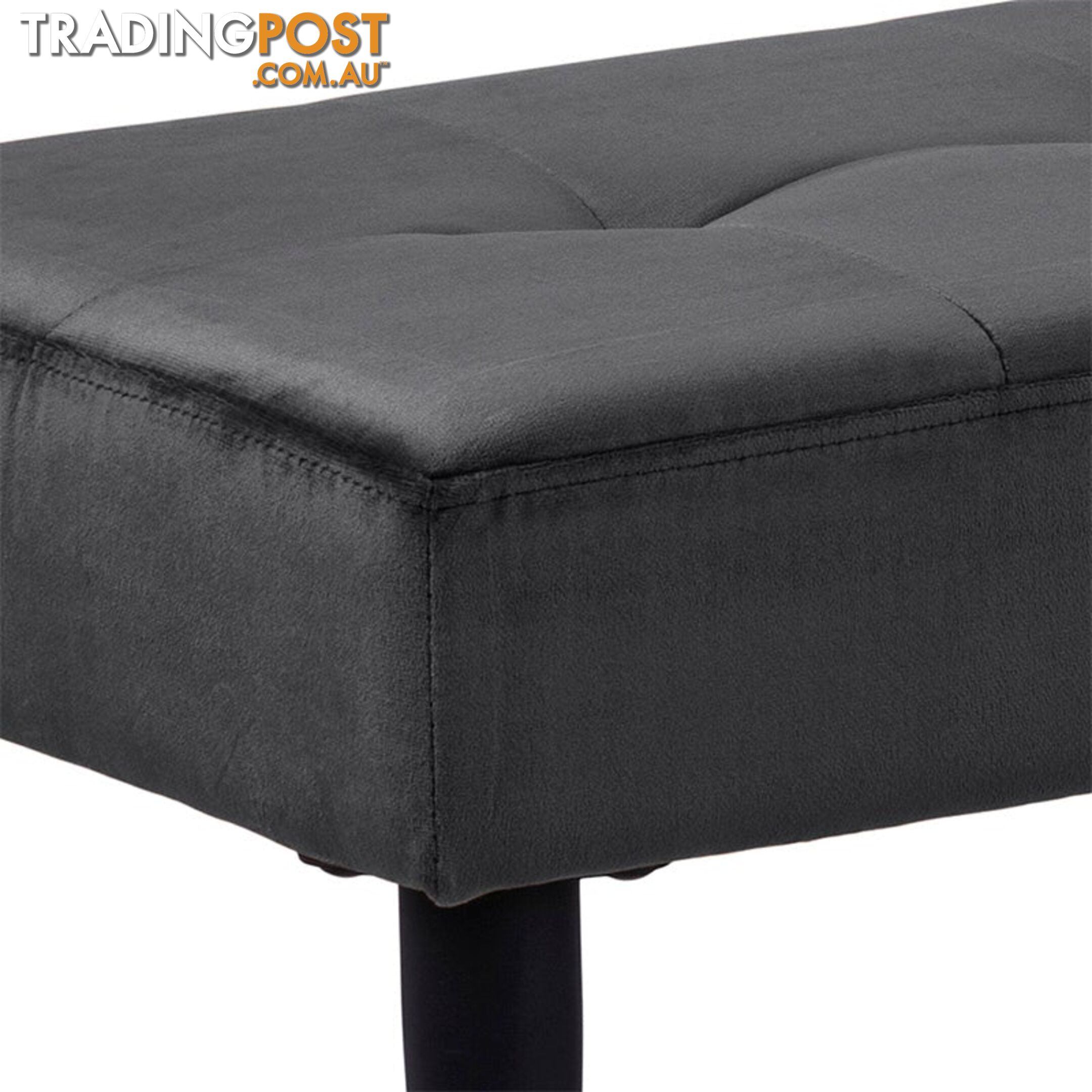 GASTON Bench Seat 140cm - Dark Grey - AC-0000092336 - 5713941107848