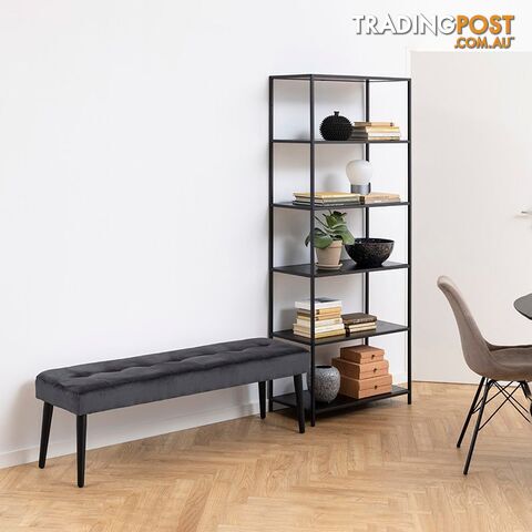 GASTON Bench Seat 140cm - Dark Grey - AC-0000092336 - 5713941107848