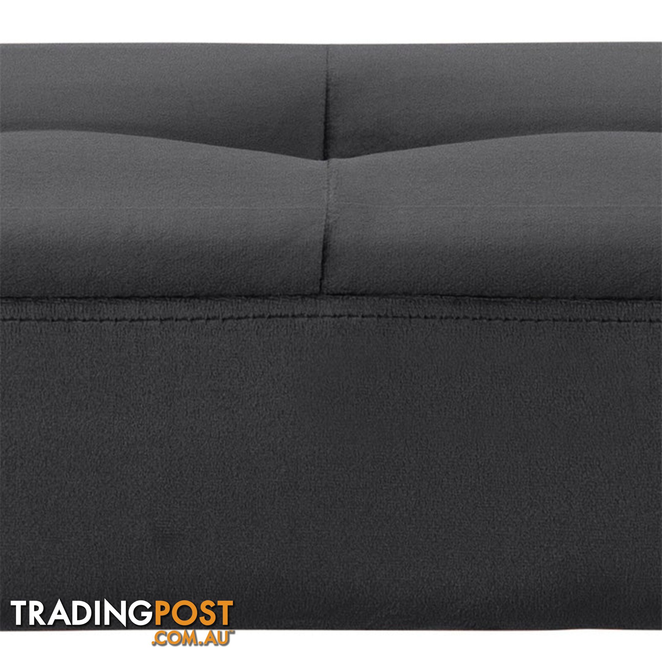 GASTON Bench Seat 140cm - Dark Grey - AC-0000092336 - 5713941107848