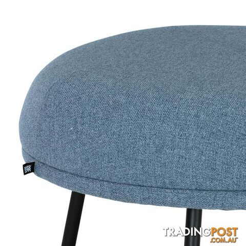 JUSTY Footstool/ Ottoman 63.5cm - Marble Blue - 236068 - 9334719007199
