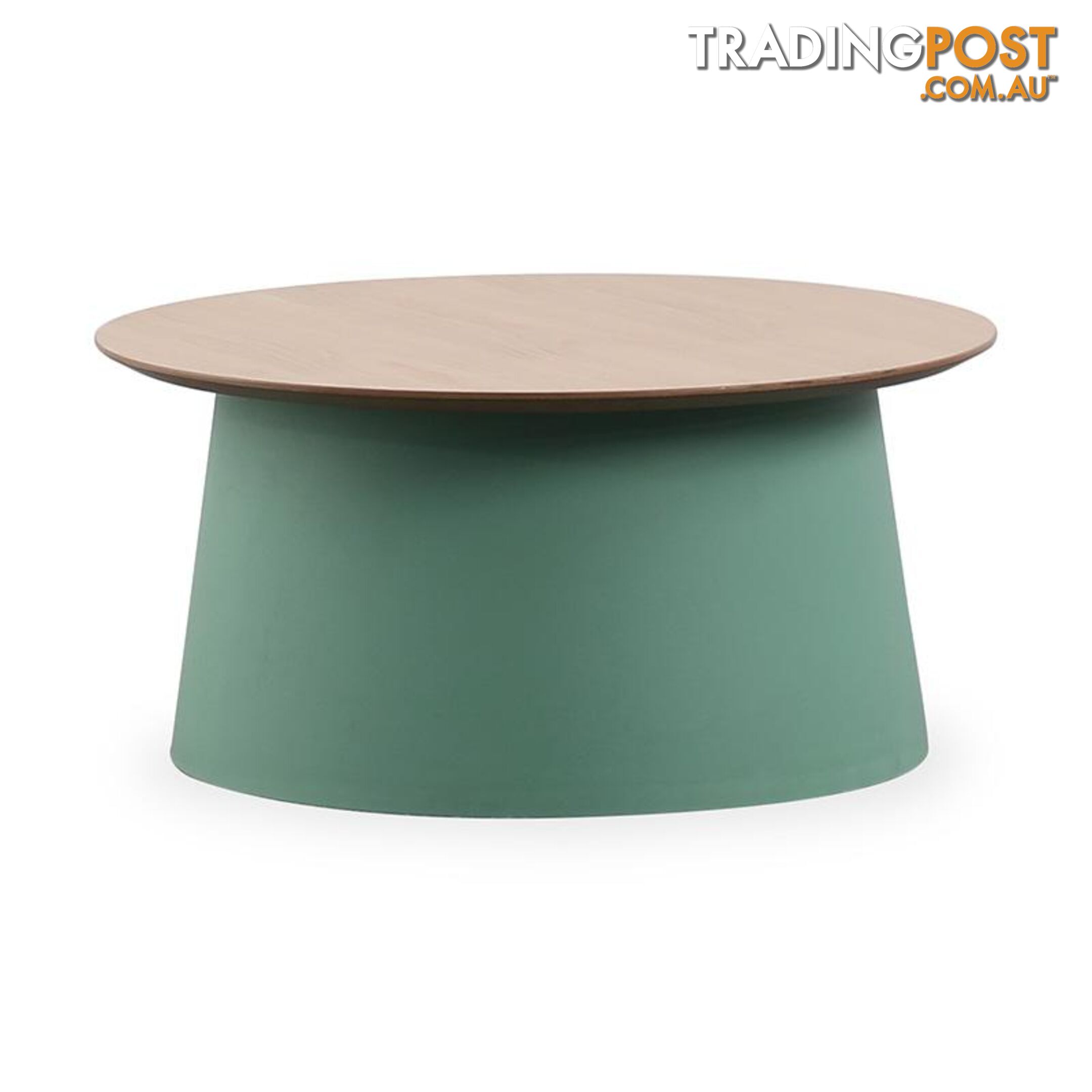 ZEEBA Coffee Table 69cm - Green & Natural - BB-299M-GR - 9334719010991