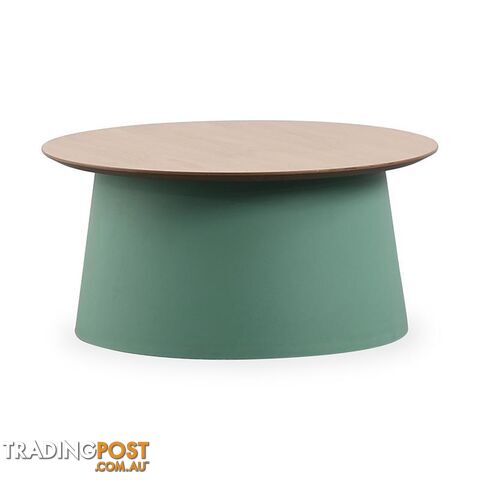 ZEEBA Coffee Table 69cm - Green & Natural - BB-299M-GR - 9334719010991