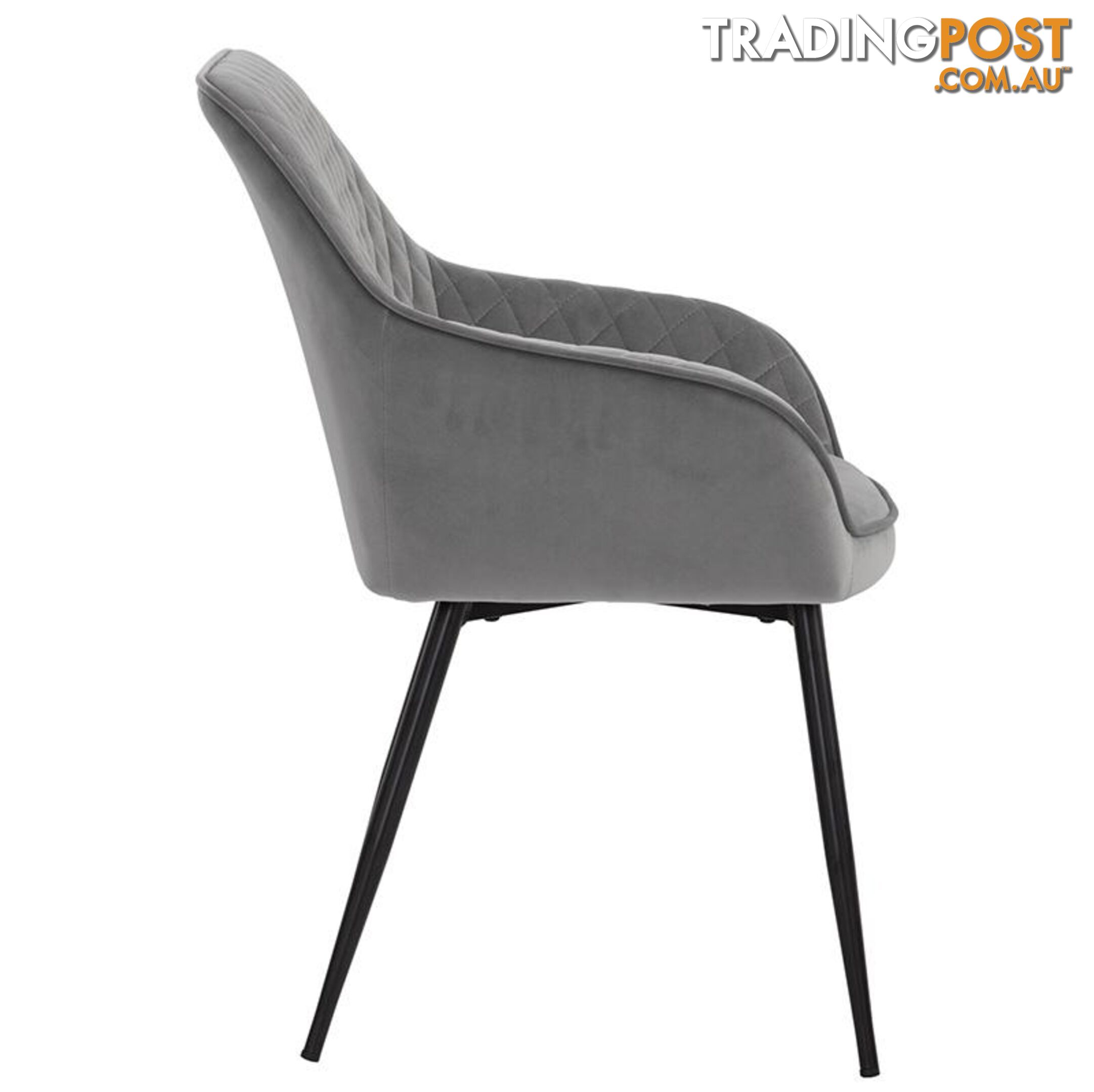 HAKON Dining Chair -  Grey & Black - 241247 - 9334719009704