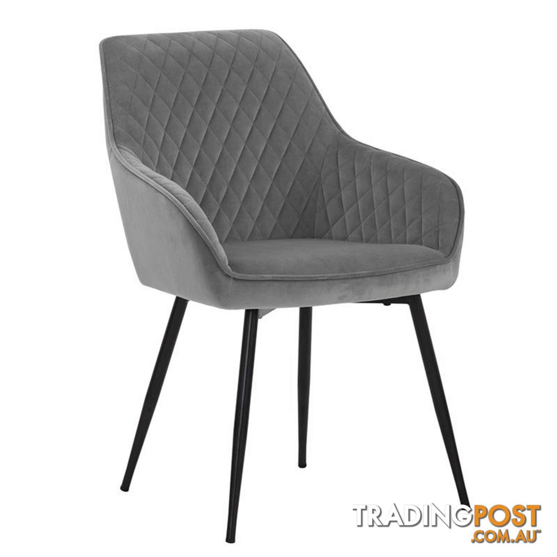 HAKON Dining Chair -  Grey & Black - 241247 - 9334719009704