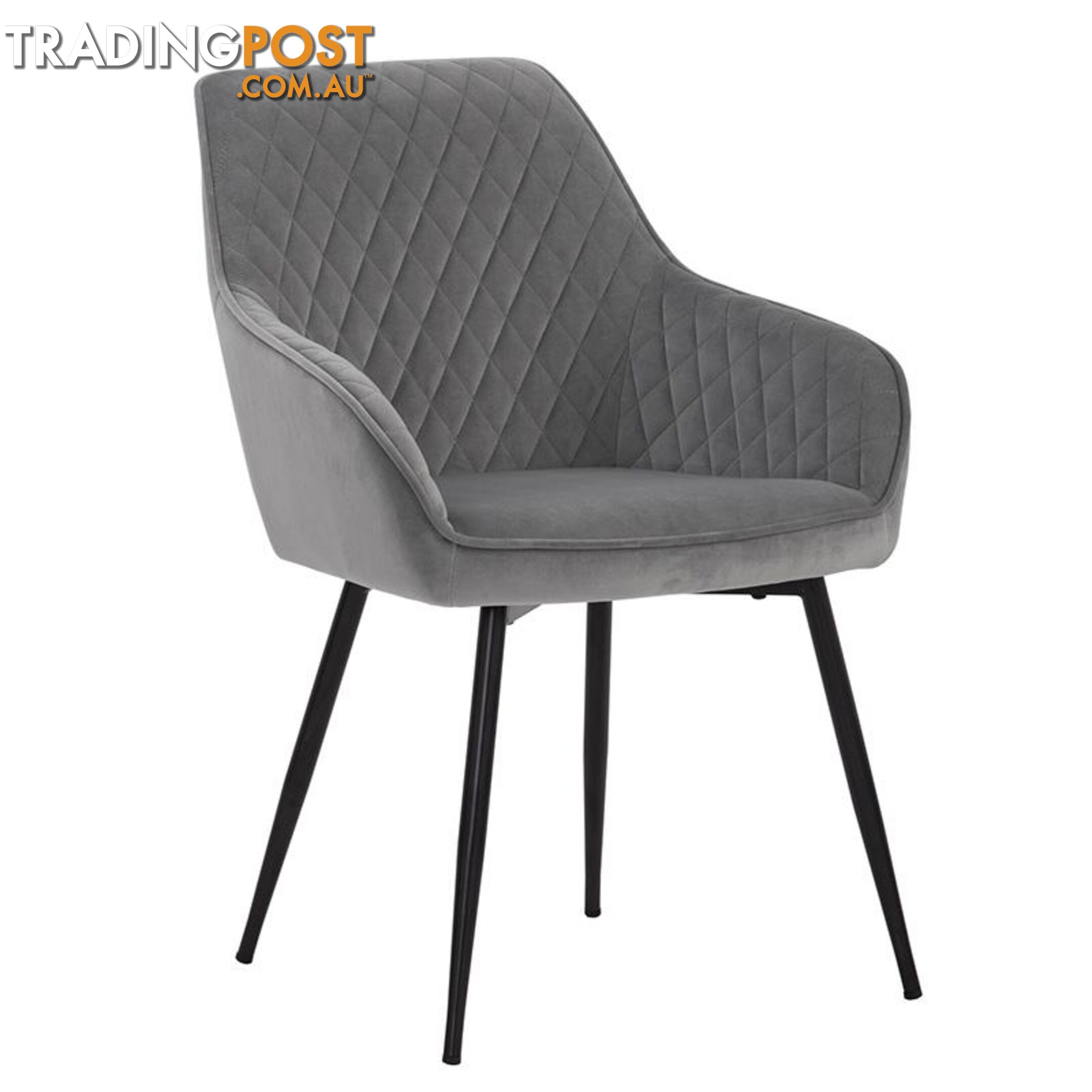 HAKON Dining Chair -  Grey & Black - 241247 - 9334719009704