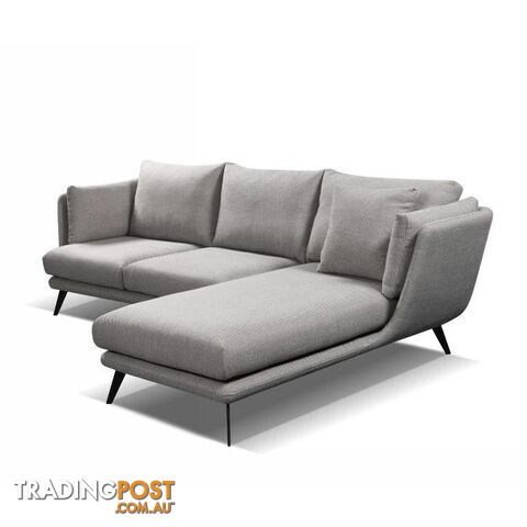 RANNI 3 Seater Sofa With Right Chaise - Warm Grey - HD-9551-R - 9334719001098