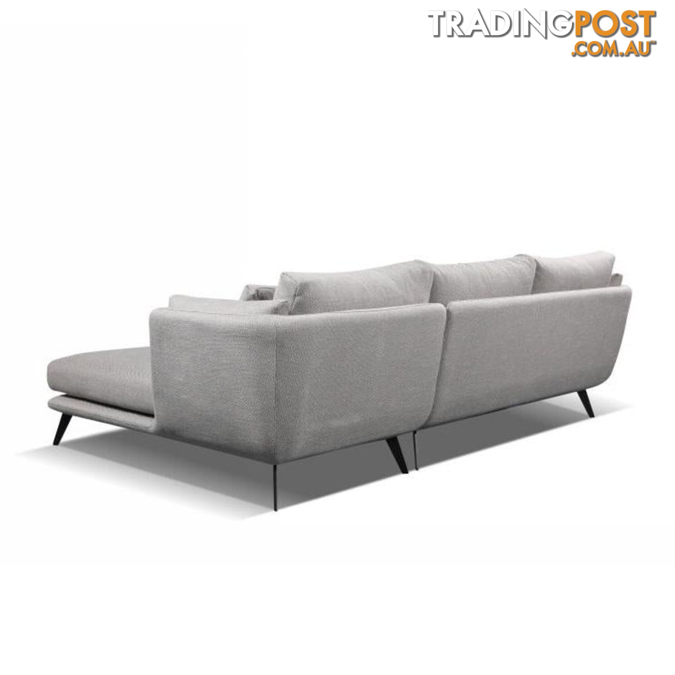 RANNI 3 Seater Sofa With Right Chaise - Warm Grey - HD-9551-R - 9334719001098