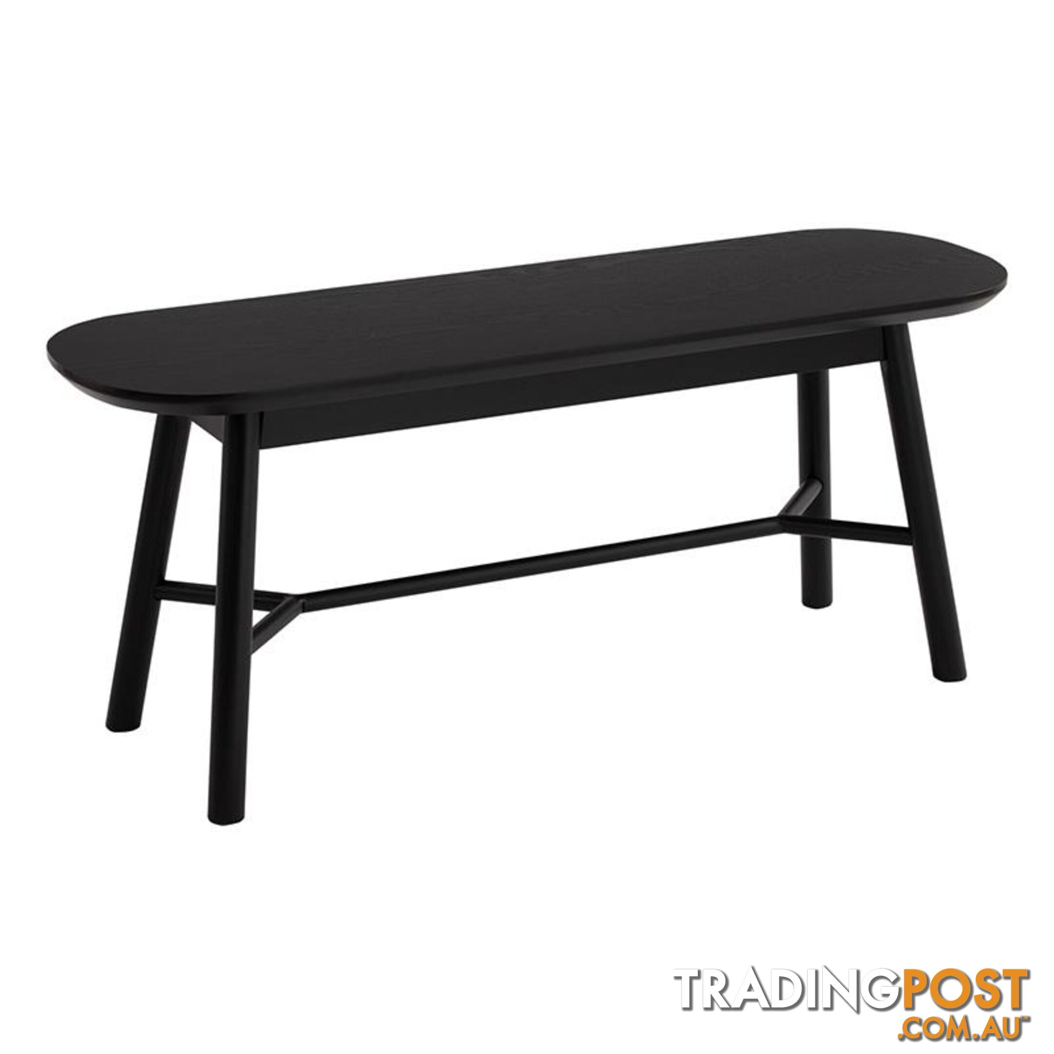 HAROLD Bench 110cm - Black - 243020 - 9334719003665