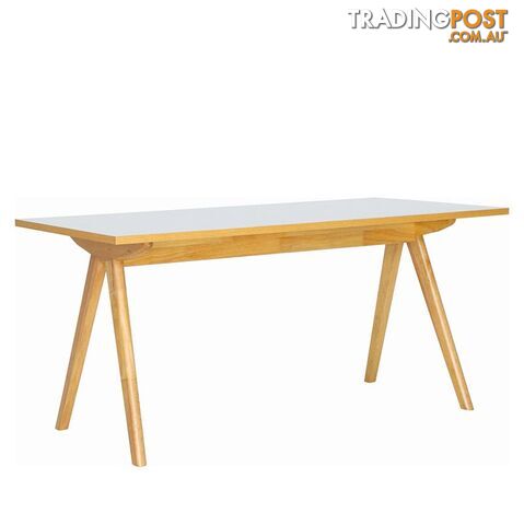 ADEN Dining Table 1.6M - Natural & White - 145002
