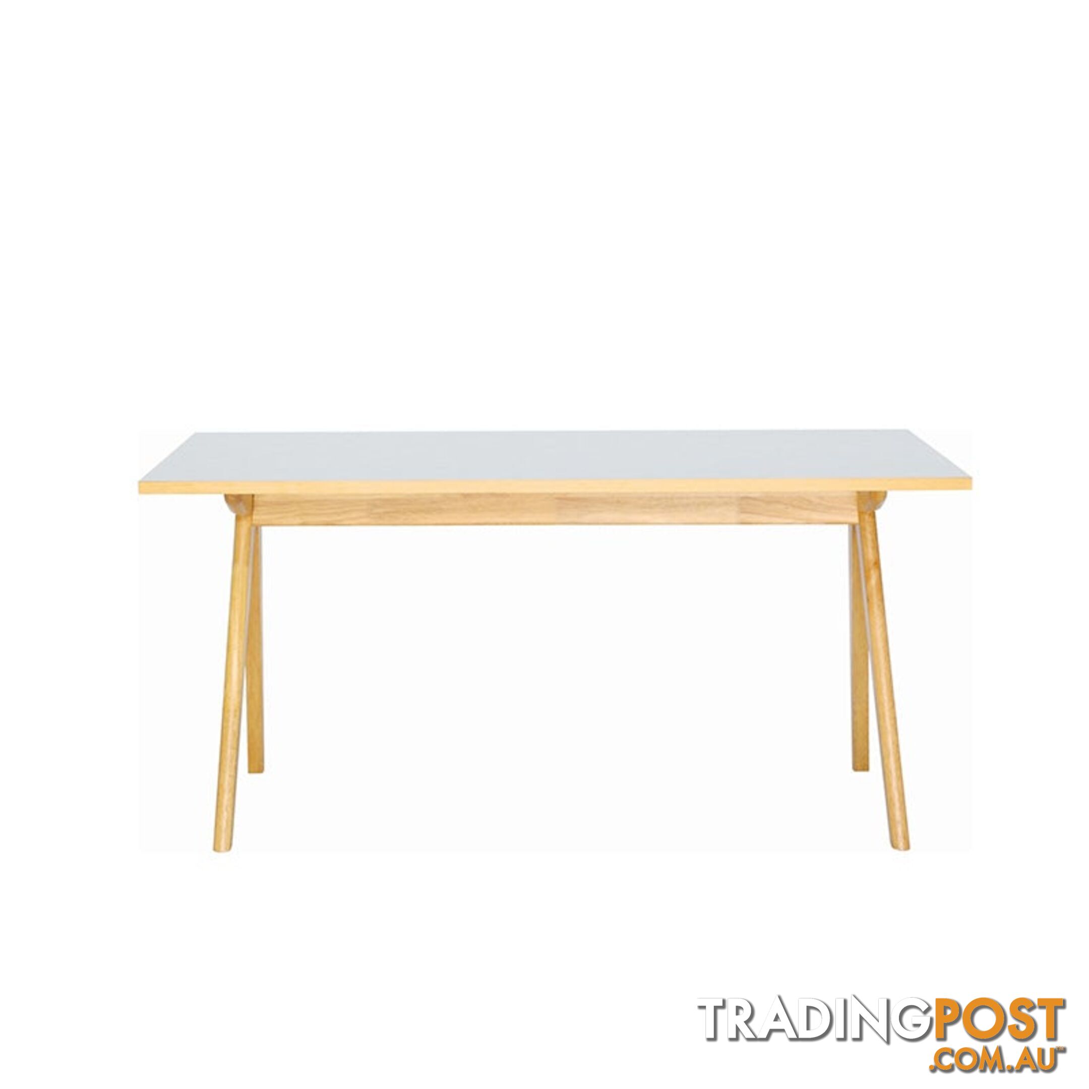 ADEN Dining Table 1.6M - Natural & White - 145002