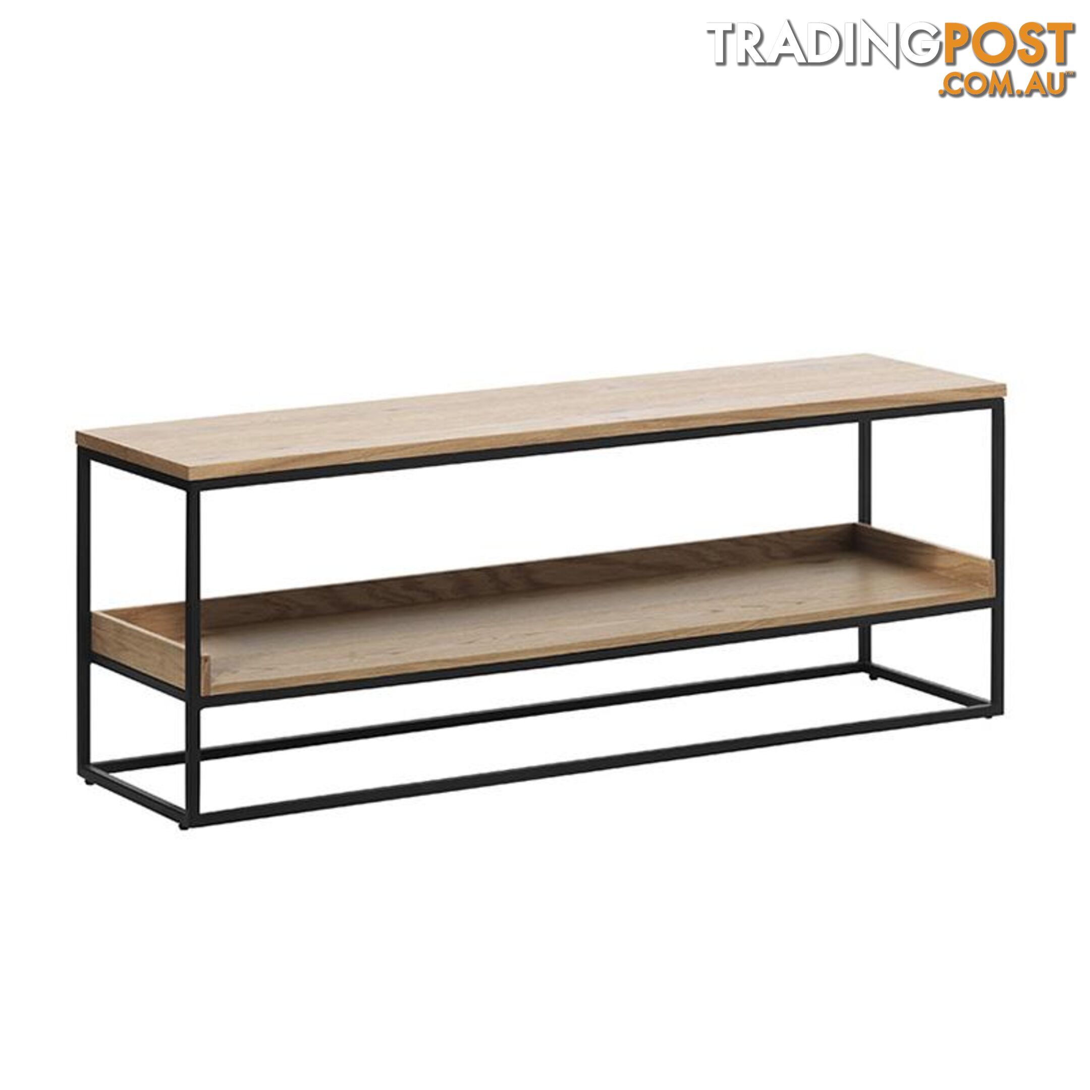 RIVOLI Bench 120cm - Natural/ Black - 43341020 - 5704745097091