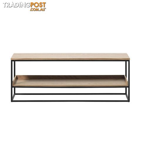 RIVOLI Bench 120cm - Natural/ Black - 43341020 - 5704745097091