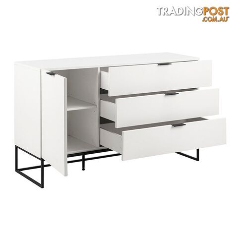 SVANA Sideboard 134cm - White - AC-H000020357 - 5713941089670