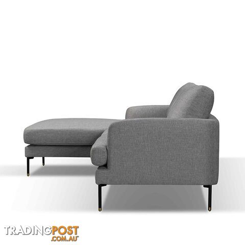 TIANA 3 Seater Sofa With Left Chaise - Grey - HD-2188-L - 9334719004785