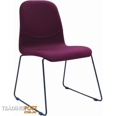 AVA Dining Chair - Black Metal +  Ruby - AVA_DC802-3110 - 9334719000947