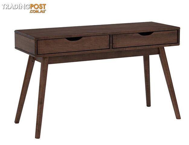 LAMAR Console Table with 2 Drawers 122cm - Walnut - 134044 - 9334719000602