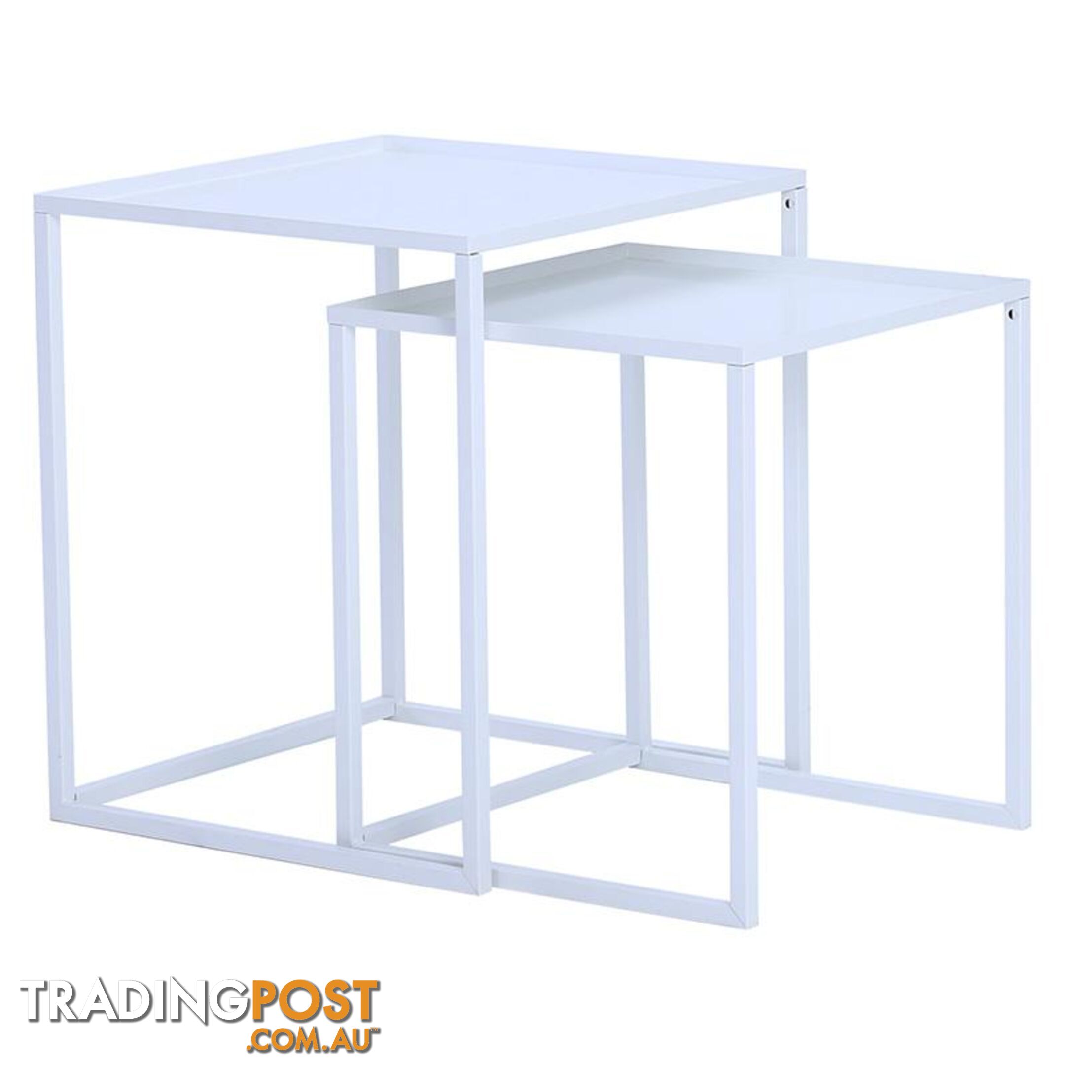 CARIAD Nest of 2 Tables  - White - 130020 - 9334719004648