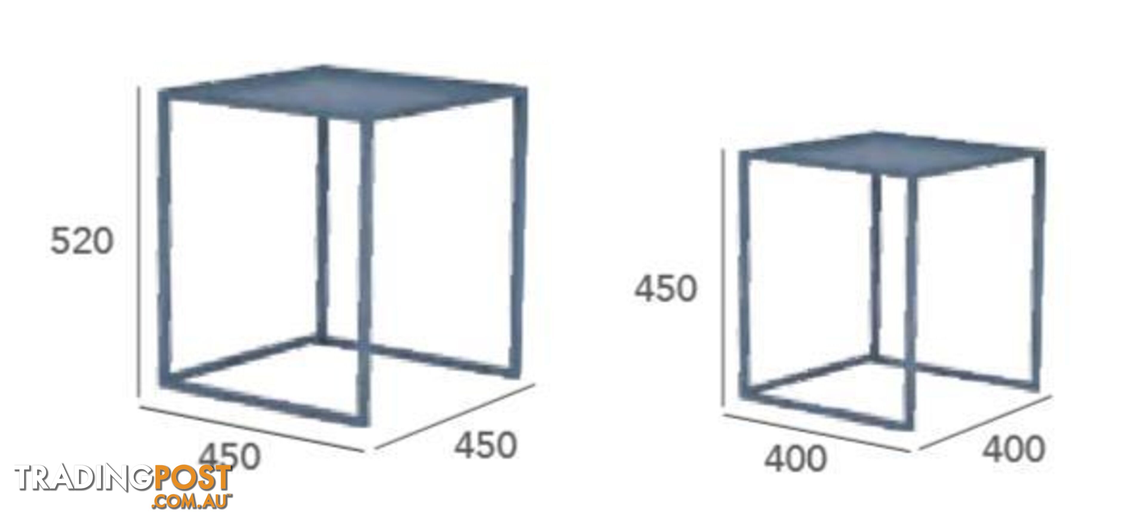 CARIAD Nest of 2 Tables  - White - 130020 - 9334719004648